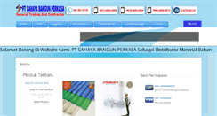 Desktop Screenshot of cahayabangunperkasa.com